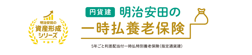 円貨建・明治安田の一時払養老保険